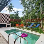 Casa Lush 3 Bedroom Home In Tulum Private Pool Rooftop Bbq Near Beach