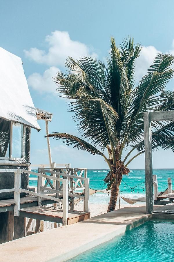 Lamar Front And Pool Hotel Tulum
