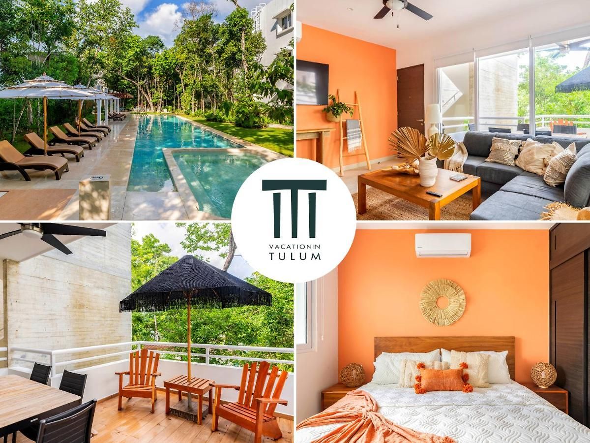 Apartment Quiet 2br In With Pool Spacious Patio Gym Tulum