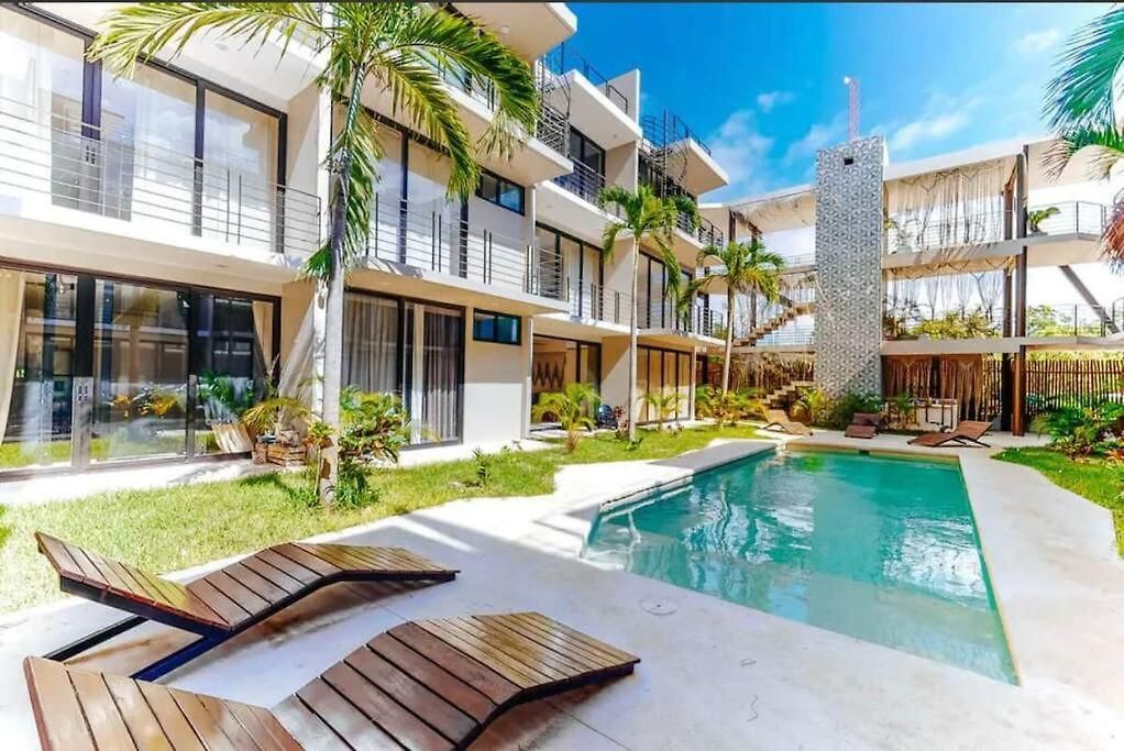 306 Amena 1br Penthouse W/ Gym & Private Pool/rooftop * Tulum