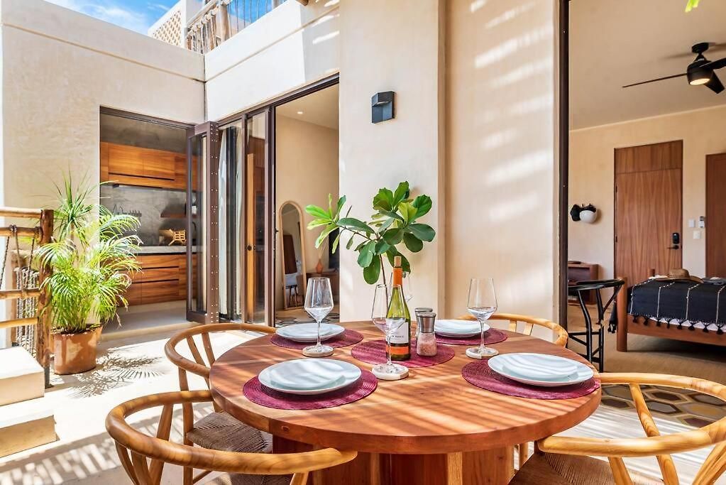 Apartment @villa.akbal- 2bd Rooftop W/ Open Dinning Tulum