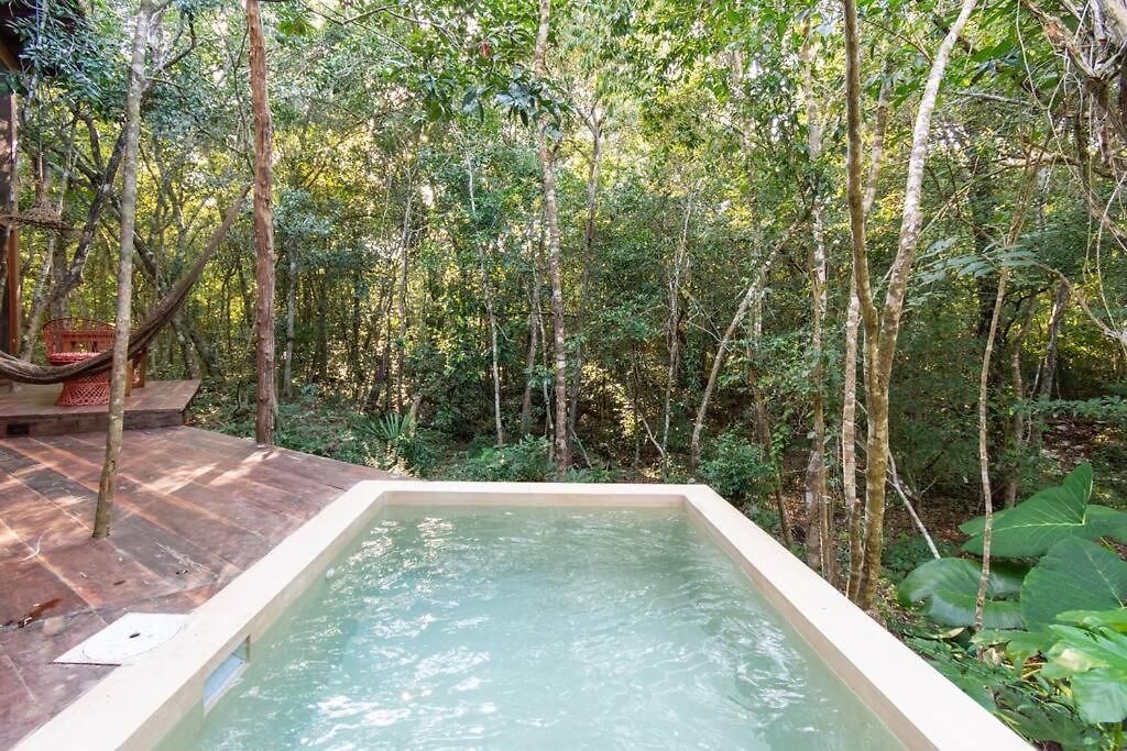 Ojo De Agua. Design+pool. Vive La Auténtica Selva! Сasa de vacaciones *