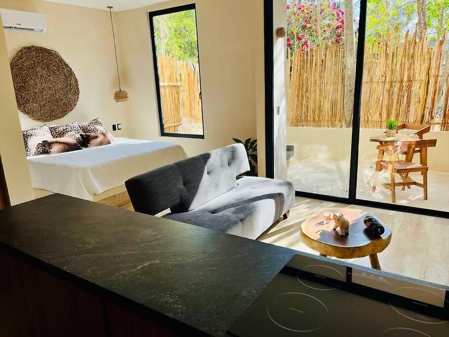 W/plunge Pool & Kitchen Apartment Tulum