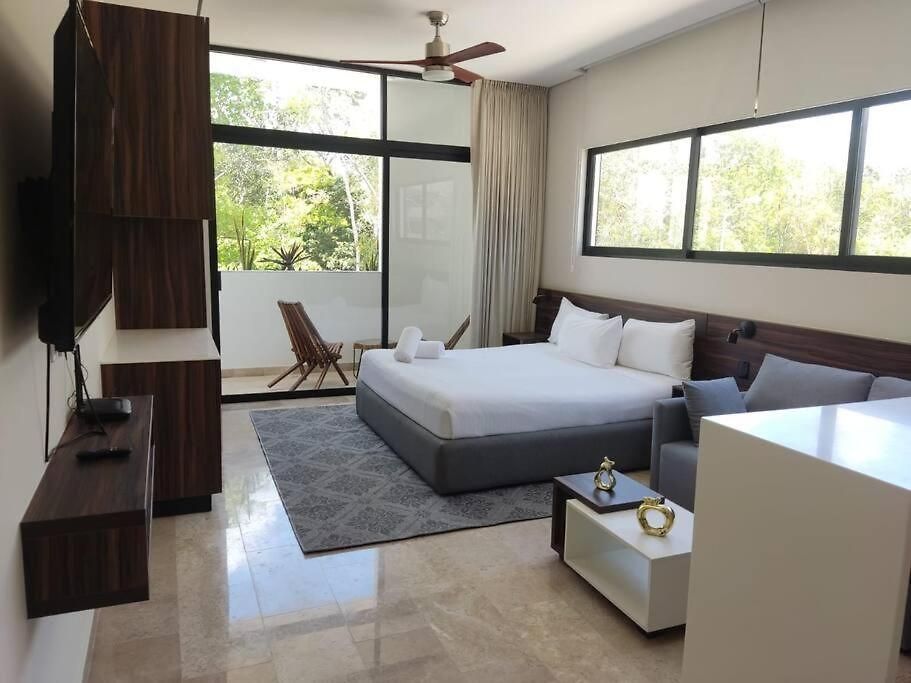 Estudio Con Balcon Totalmente Equipado *