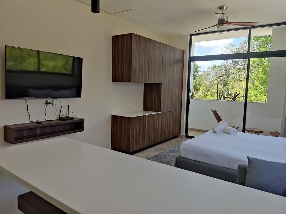 Estudio Con Balcon Totalmente Equipado