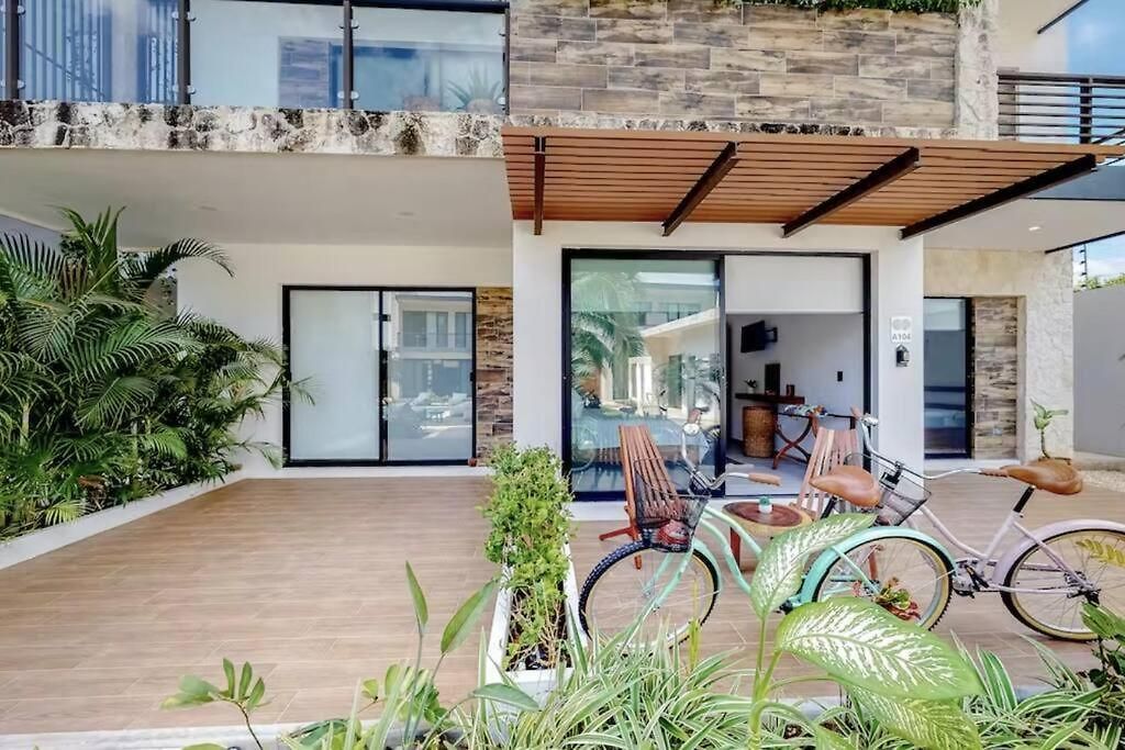 Apartment Spacious Condo, Beautiful Pool, Wi-fi - Casa Kaanal 104 Tulum