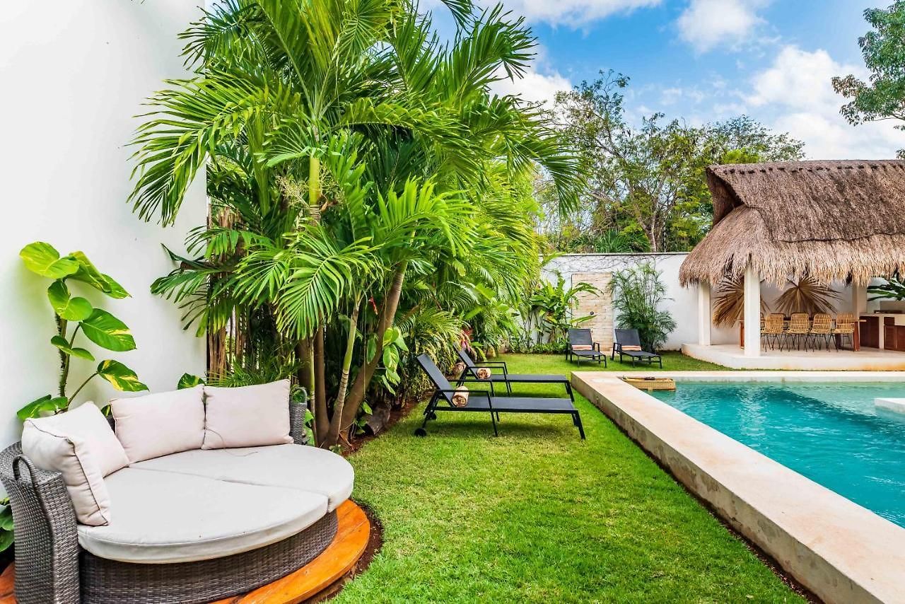 Ek'balam & Flamingo, Luxury Villas, Private Pool, Private Garden, Jacuzzi, 24h Security
