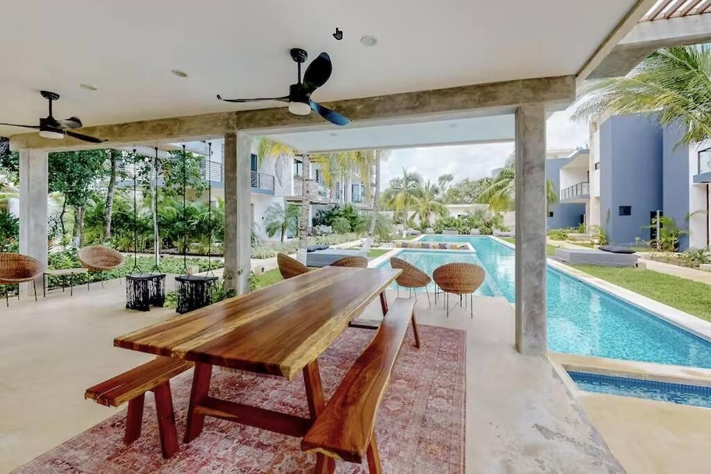 Apartment Spacious Condo, Beautiful Pool, Wi-fi - Casa Kaanal 104 *