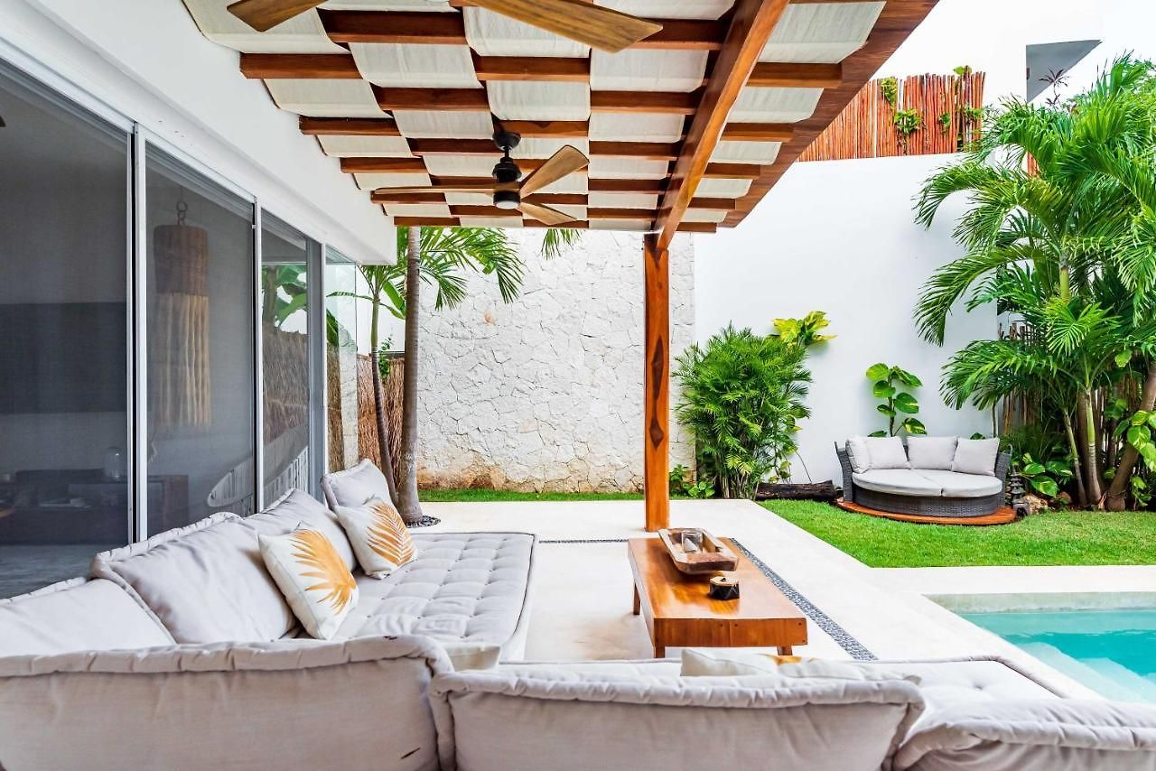 Ek'balam & Flamingo, Luxury Villas, Private Pool, Private Garden, Jacuzzi, 24h Security