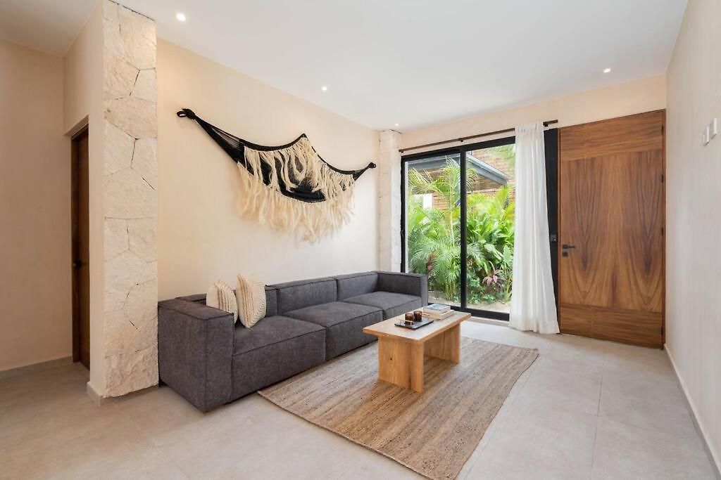 Departamento Boho Chic, Alberca Privada , Centrico Apartment
