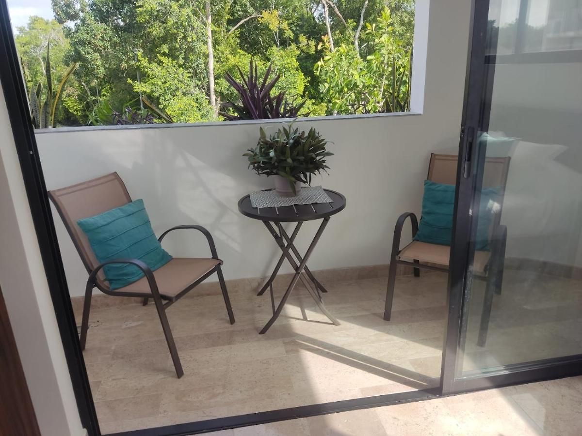 Nuevo Estudio Con Terraza Totalmente Equipado Aldea Zama Apartamento *
