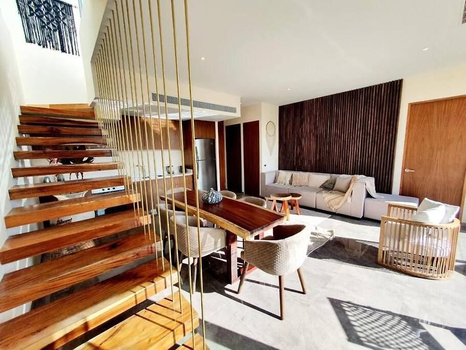 Mistiq Pent House 3 Recamaras, 3 Baños, Sala, Comedor, Terraza Y Jacuzzi Apartamento