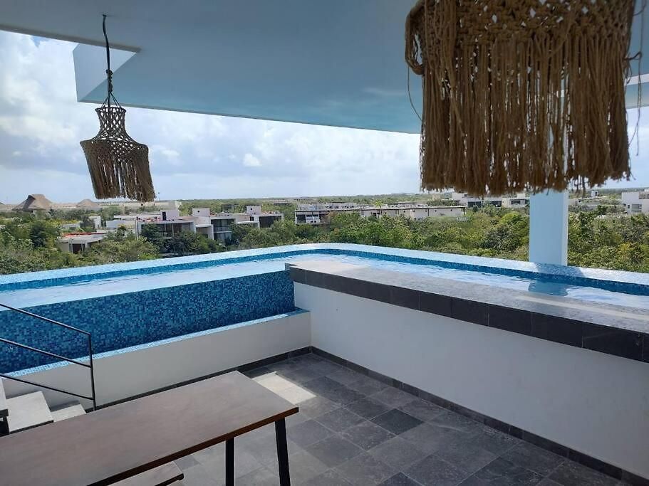 Apartment Centrico Estudio Con Balcon En Aldea Zama I Elena214