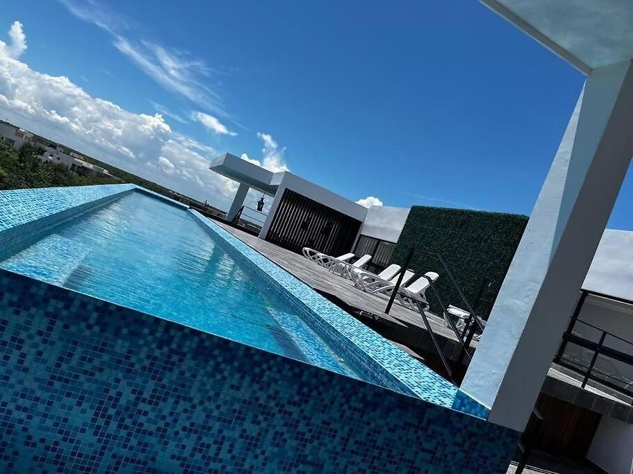 Centrico Estudio Con Balcon En Aldea Zama I Elena214 Apartment *