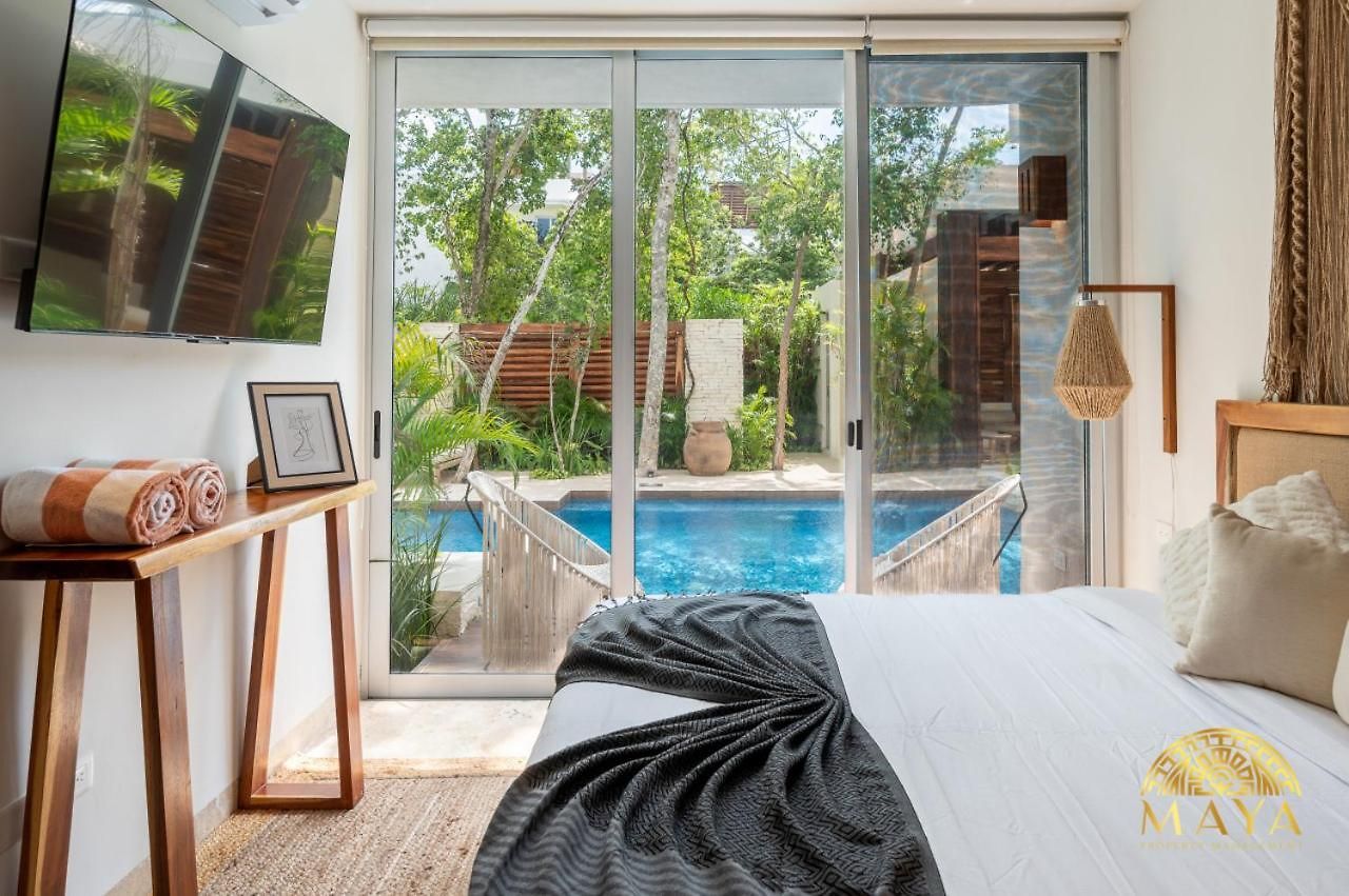 Nhoa 107a Lux 2br Pool Access In Aldea Zama Holiday home Tulum