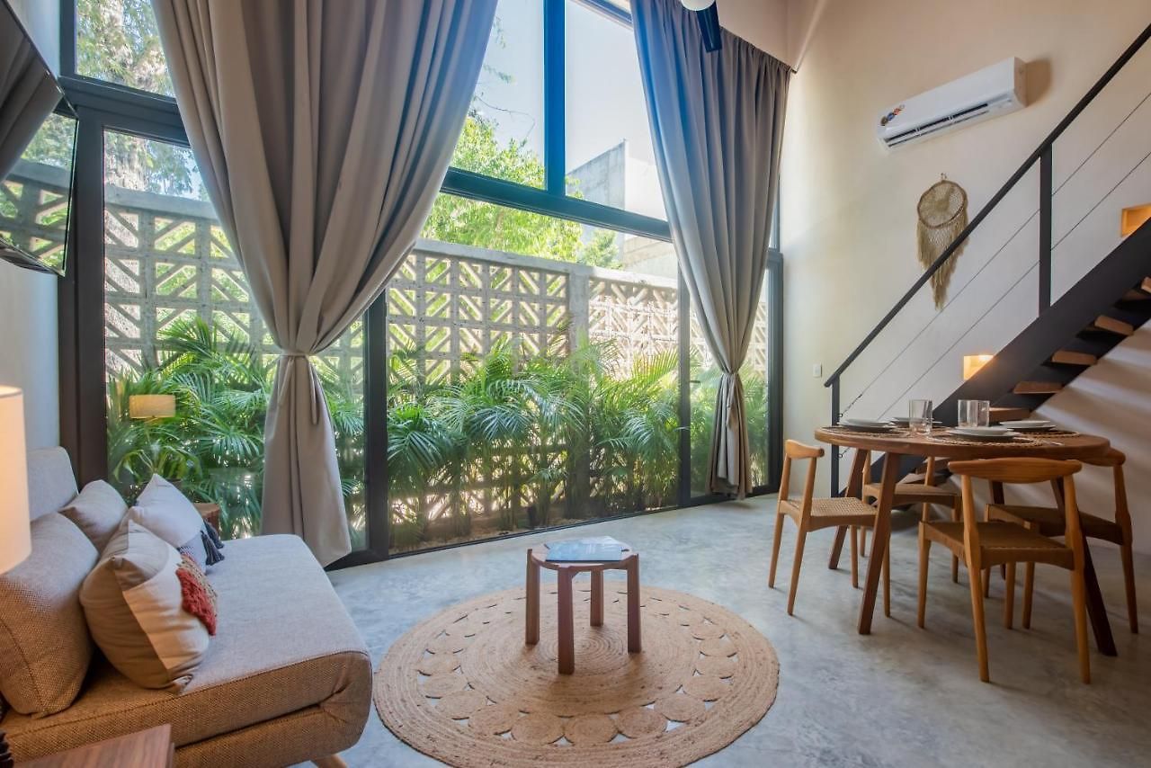 Bright 2br Loft With Rooftop Pool In Downtown Location Tulum