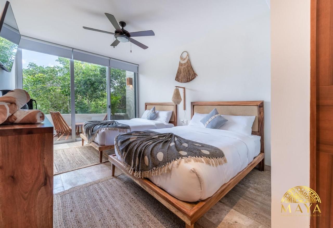 Nhoa 306a Lux 2br Jungle View Aldea Zama Сasa de vacaciones Tulum