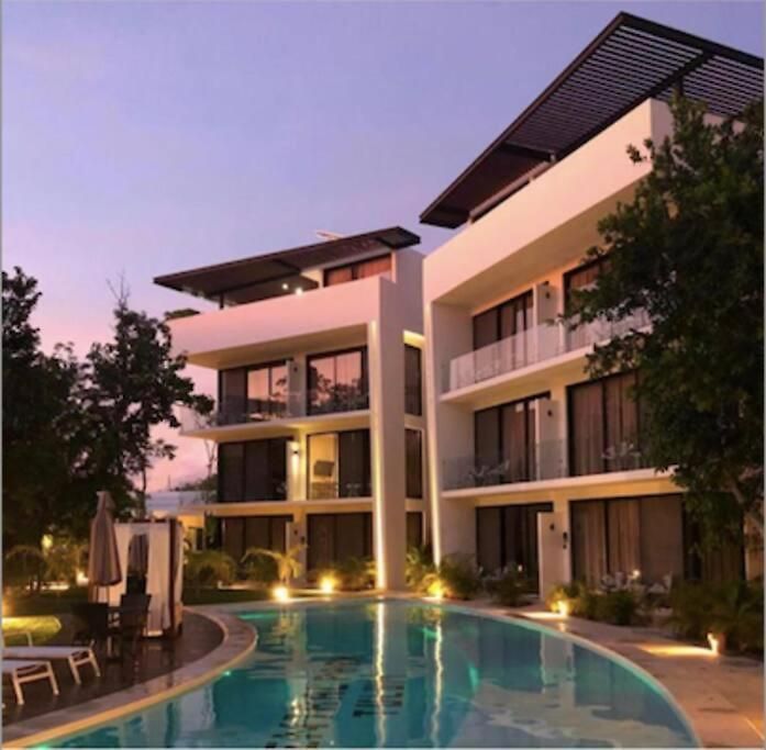 Free Shuttle To Great And Condo! Apartamento Tulum