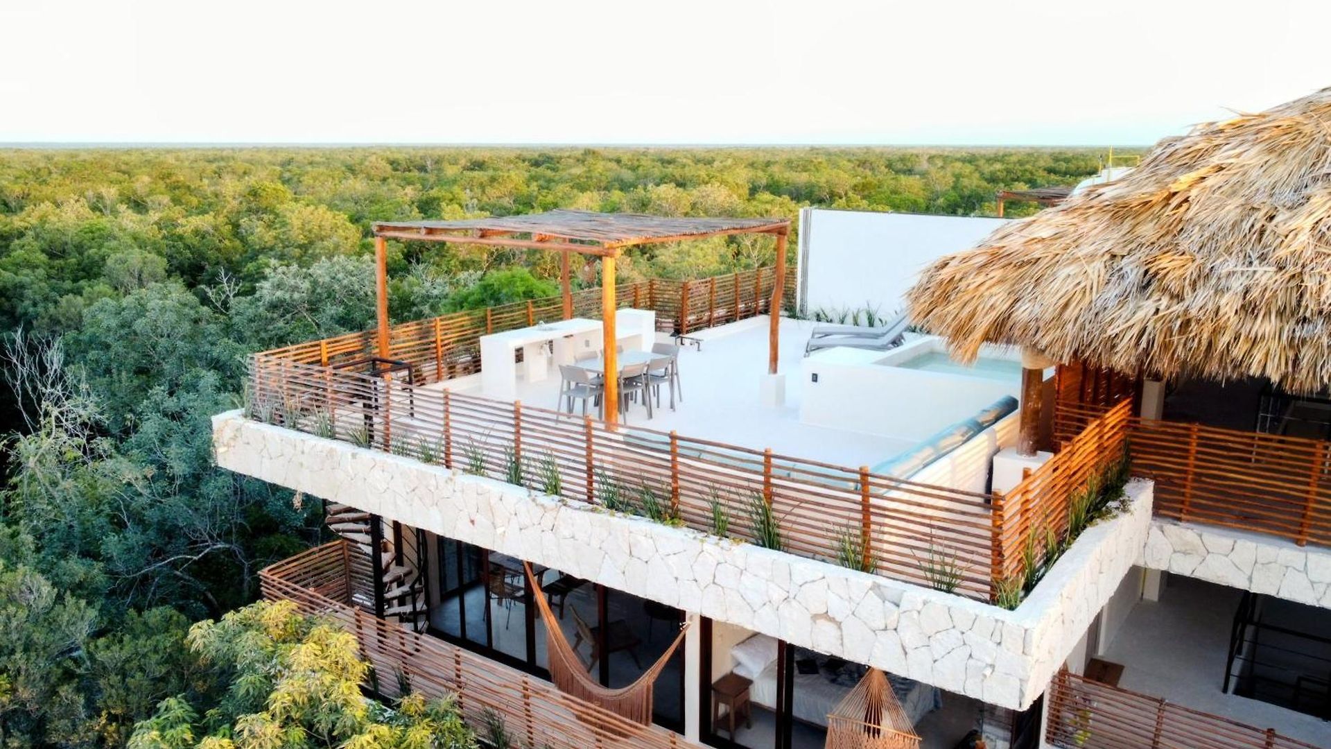 Private Rooftop Penthouse With Pool, Bbq & Jungle View * Tulum