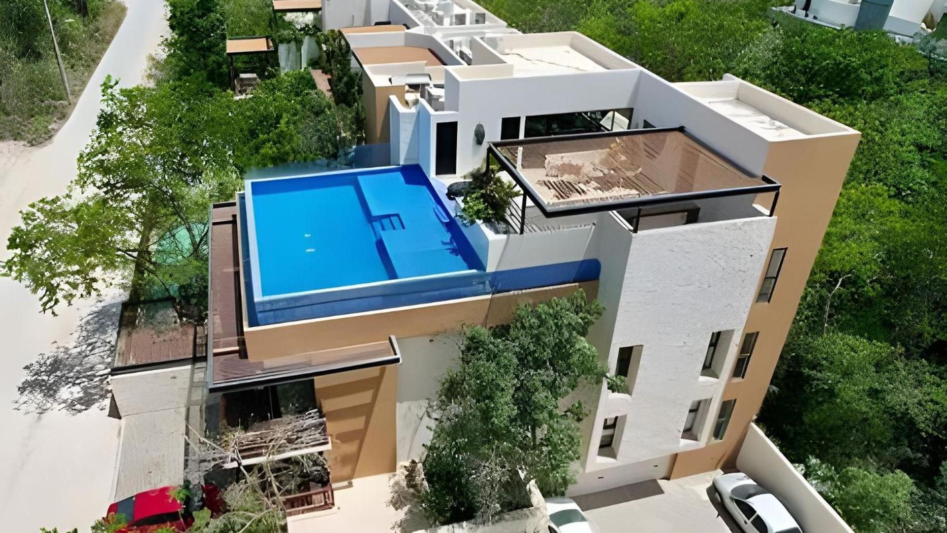 Сasa de vacaciones Exclusive Building Infinity Pool And Gym Restaurants And Bar District Nearby Tulum