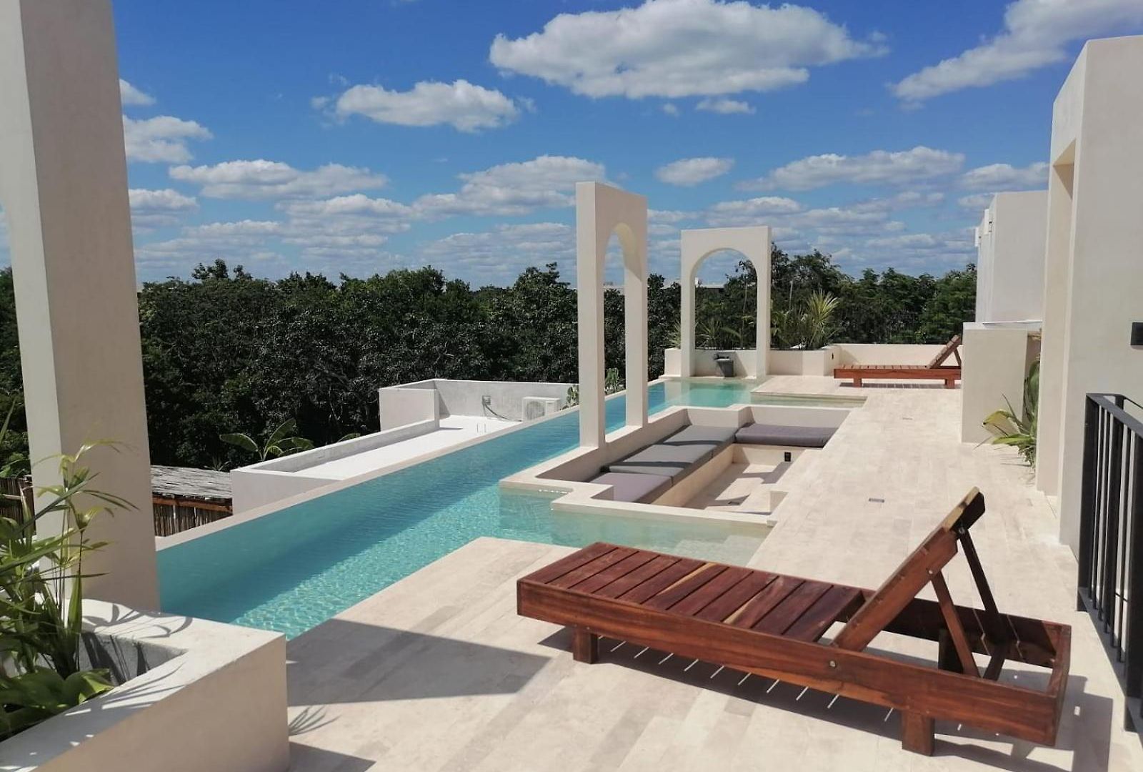 New Ph W/private Pool. Tulums #1 Roofop.200mb Wifi Apartment Tulum