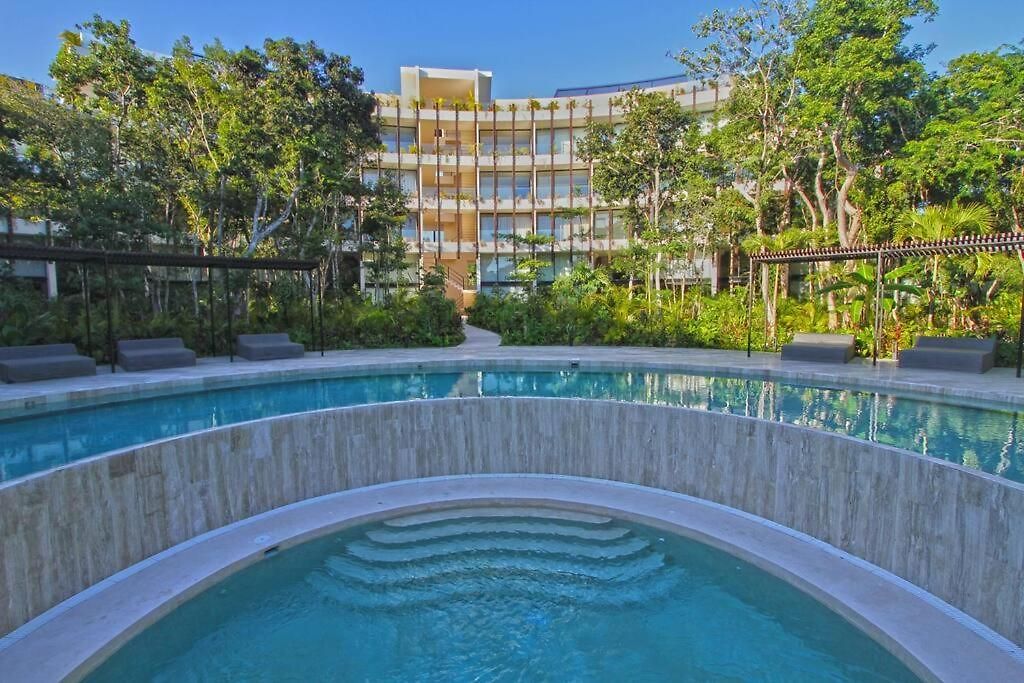 Luxury Jungle Loft, 7 Pools, Rooftop Panoramic View, Shuttle, Fast Wifi * Tulum
