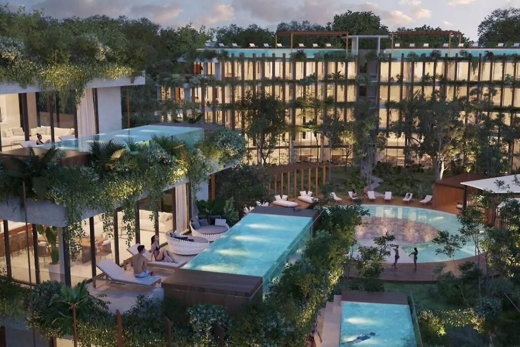 Luxury Jungle Loft, 7 Pools, Rooftop Panoramic View, Shuttle, Fast Wifi Apartamento Tulum