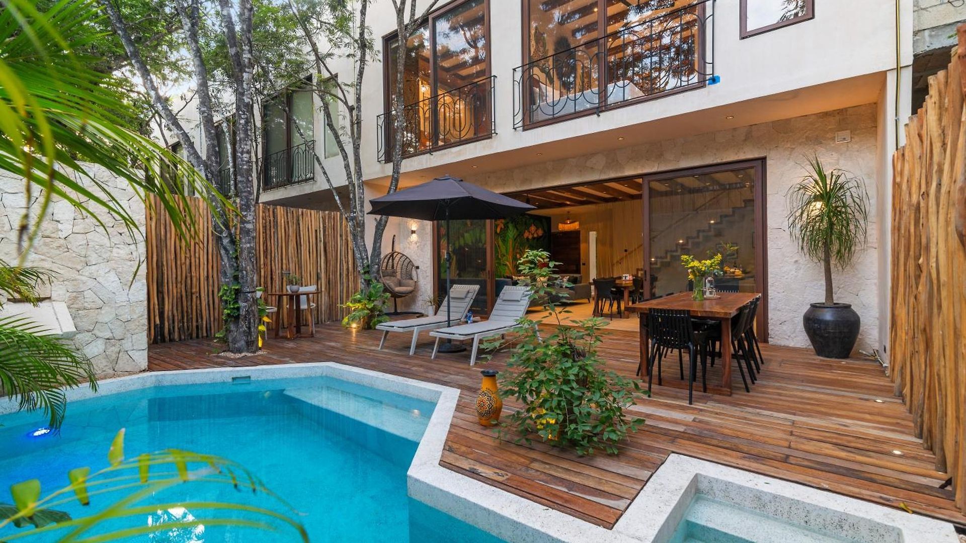 El Rey Loro - Lux 4 Bed @bluedeertulum Villa