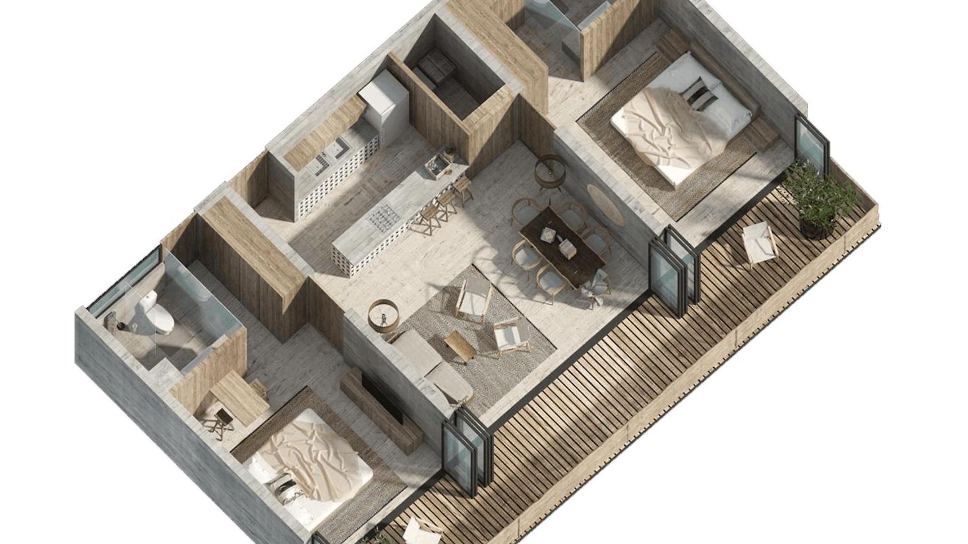 Apartment Waterworld 2br W Cenote -lagoons - Big Gym