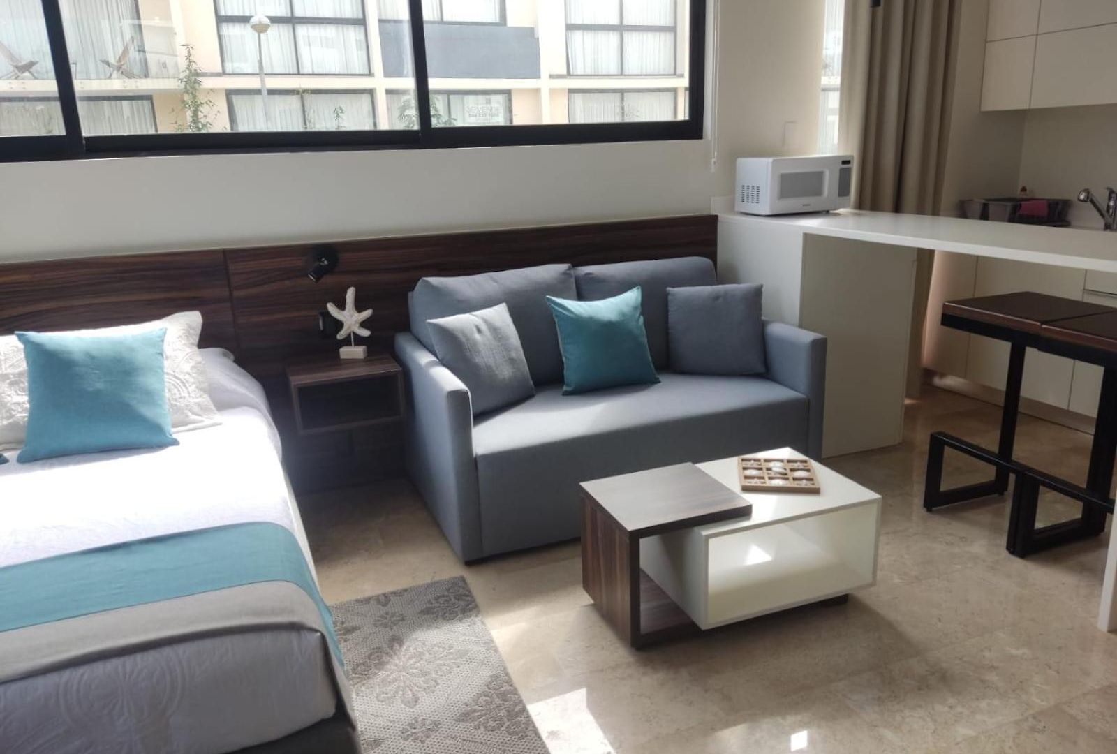 Apartamento Nuevo Estudio Con Terraza Totalmente Equipado Aldea Zama