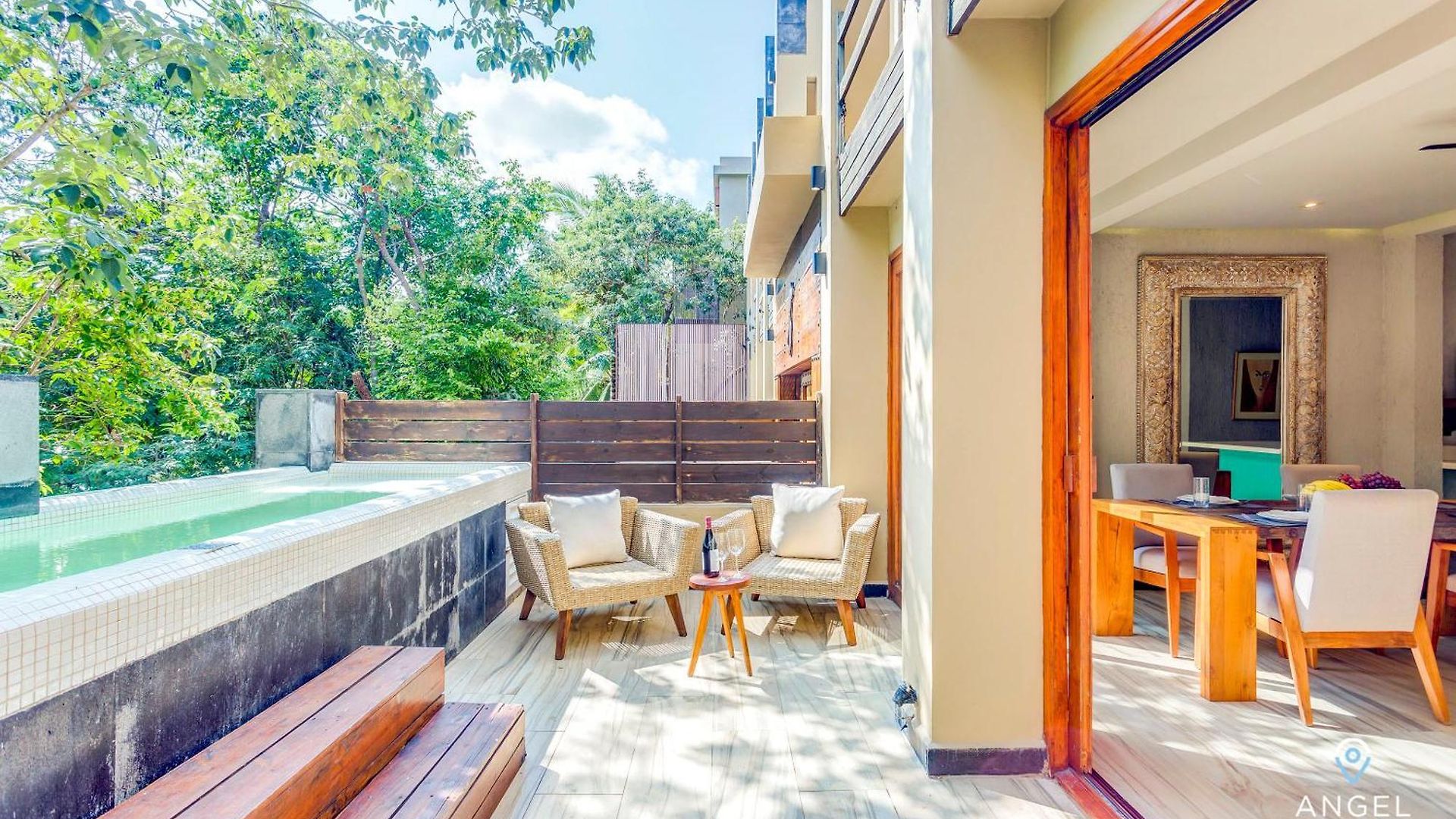 Luxurious Oasis Jacuzzi With Art Gallery And Pool Apartment Tulum