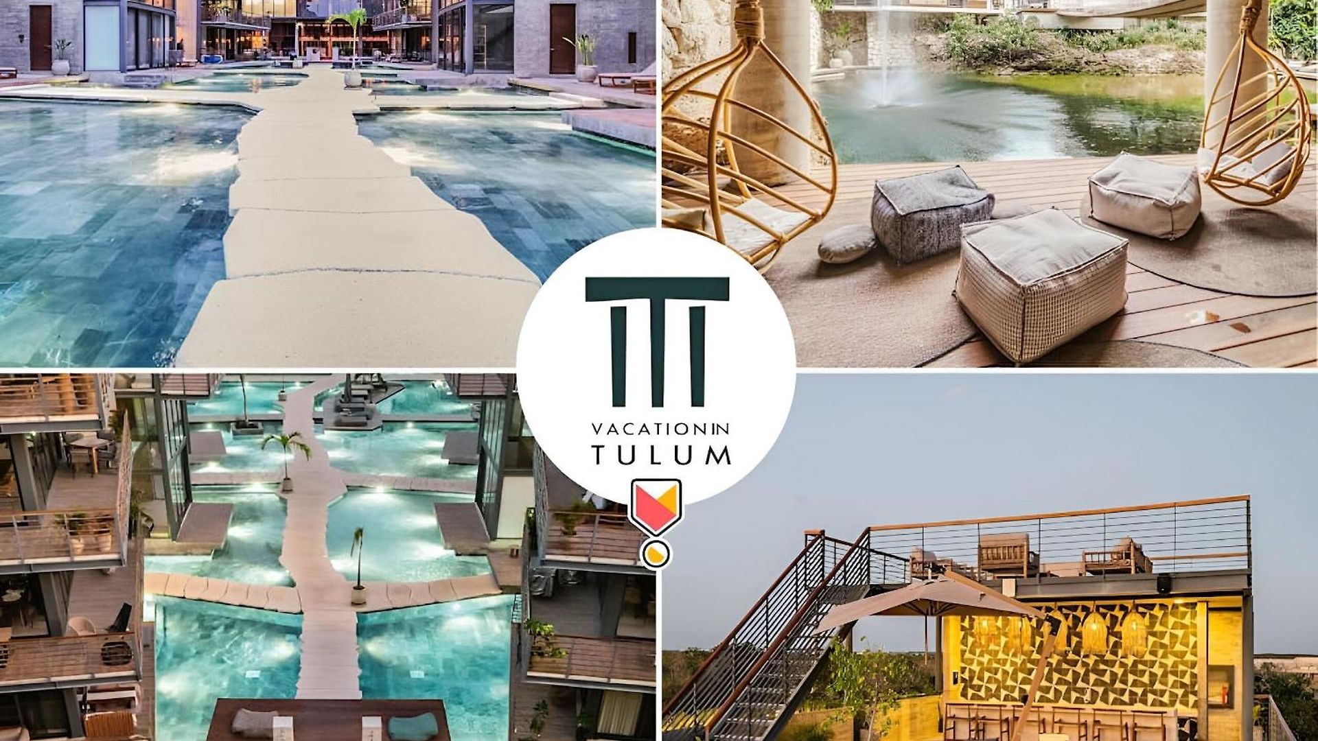 Apartment Waterworld 1br Cenote Rooftop Pools Gym Tulum