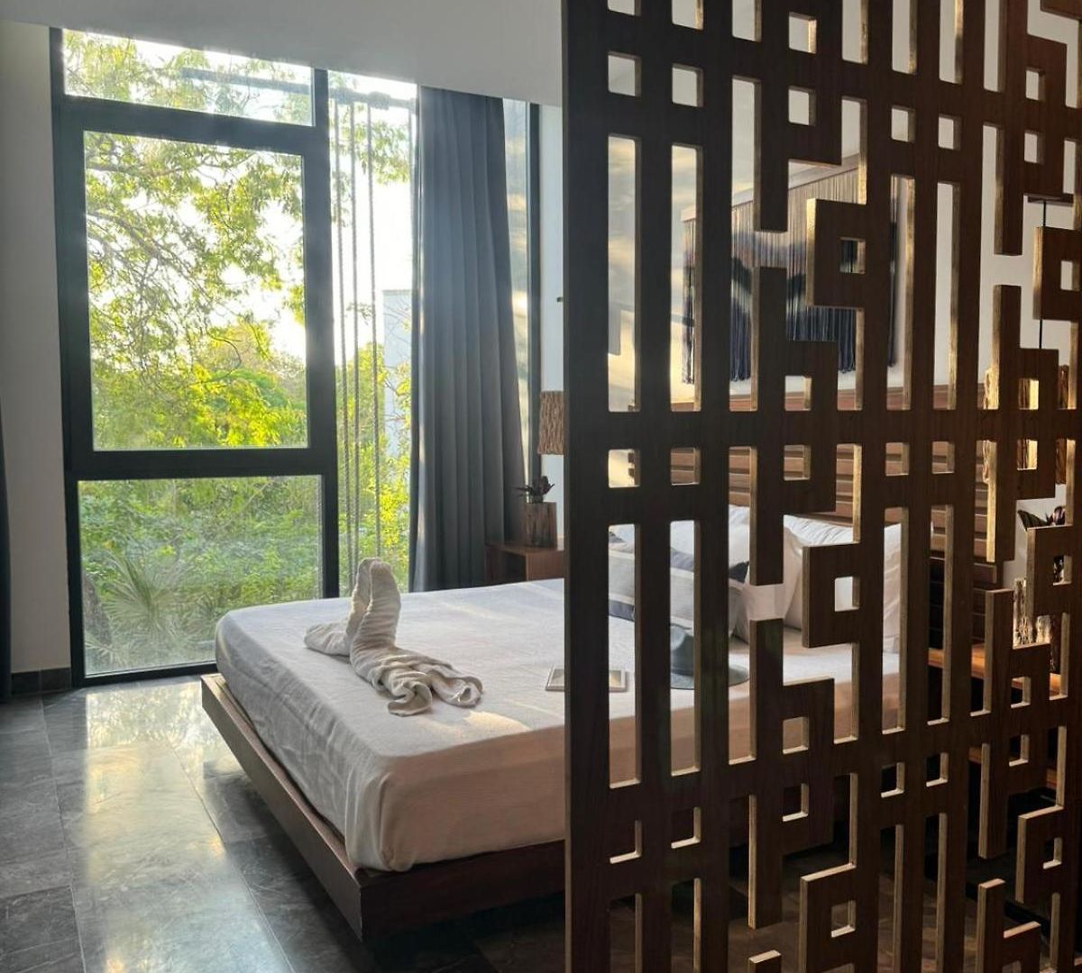 Iik By Groovy Stays- A Hip Condo-hotel With Wifi, Rooftop, Pool, Sleeps 6 Apartahotel Tulum