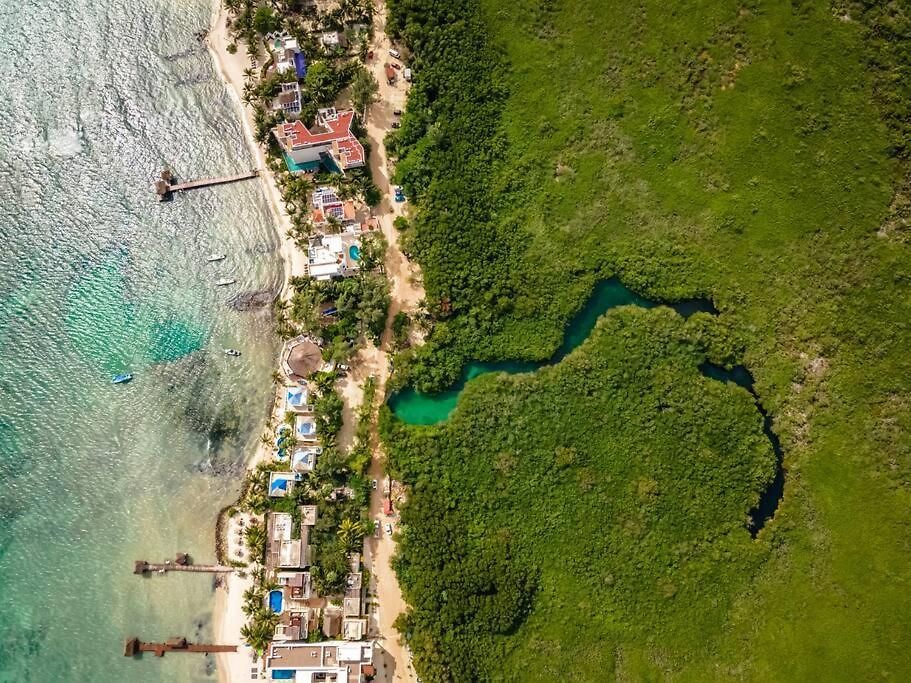 Luxury Beachfront Getaway Tankah Bay Apartamento