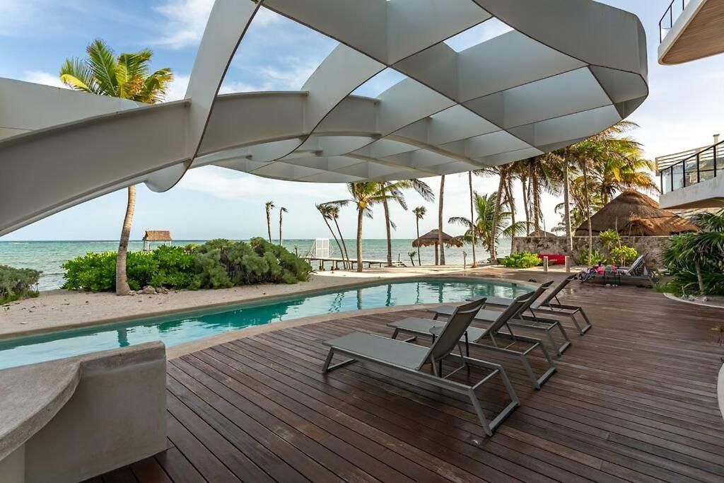 Apartamento Luxury Beachfront Getaway Tankah Bay
