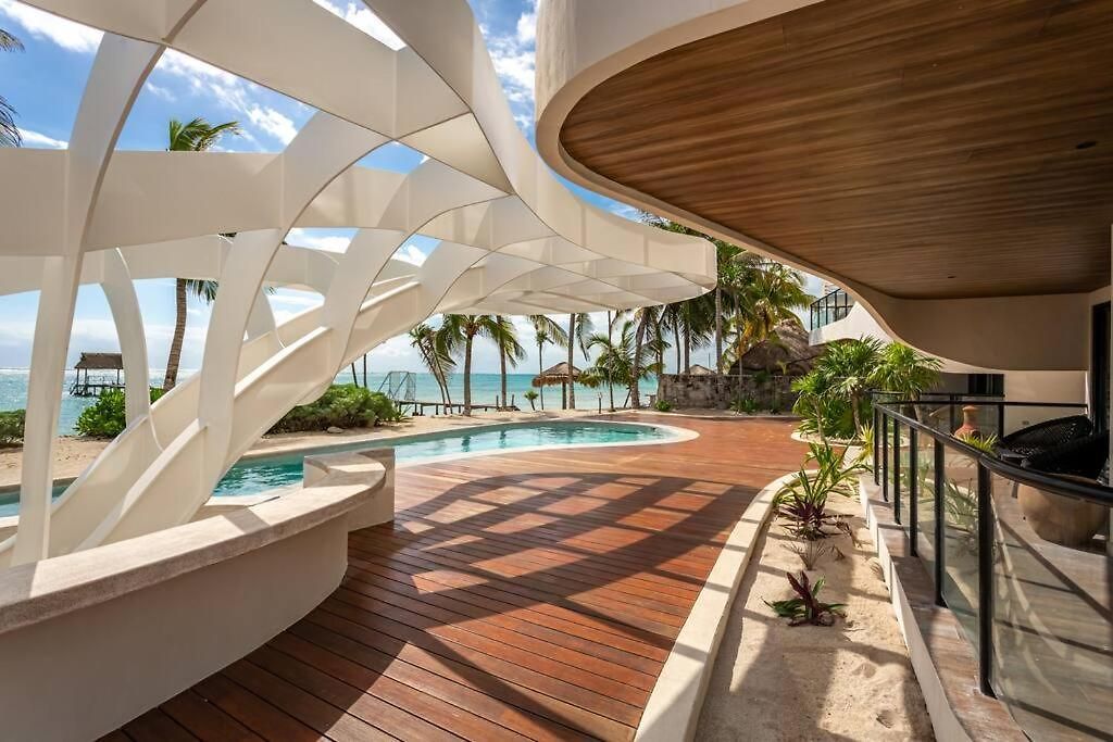 Luxury Beachfront Getaway Tankah Bay Apartamento *