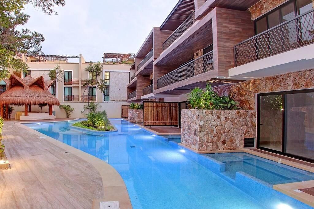 Apartamento Paramar Beautiful 3 Bdr Ph Pvt Pool And Terrace Tulum