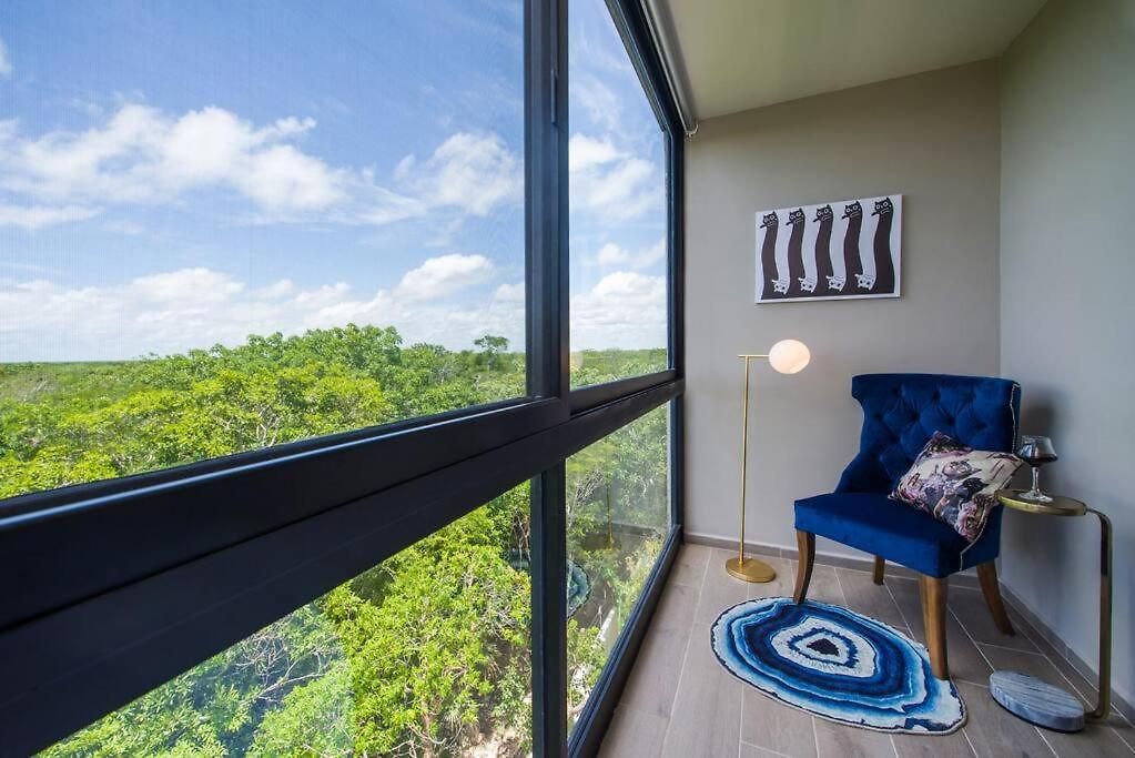 Designer Penthouse - Jungle Views, Bike To Apartment Tulum