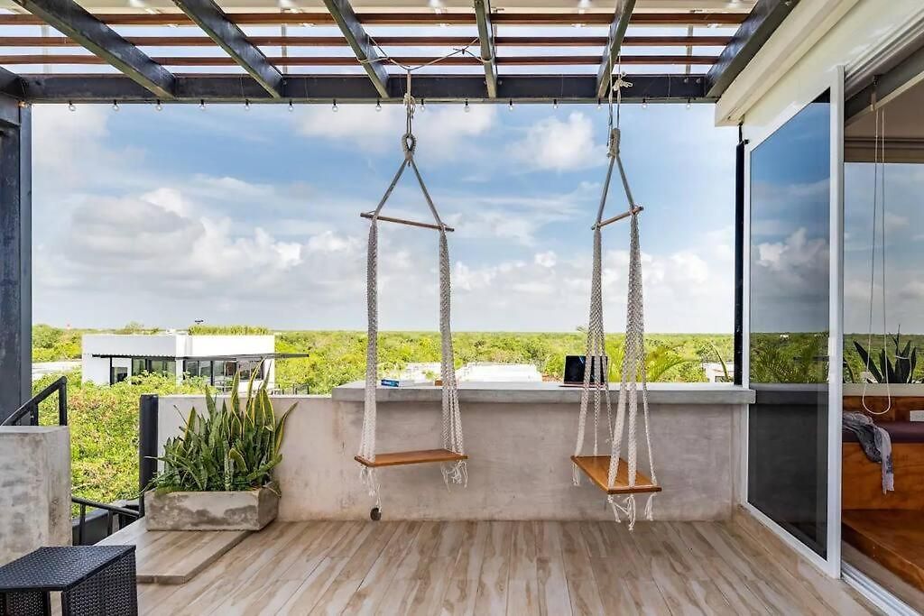 Apartment Designer Penthouse - Rooftop Pool & Jungle View Tulum