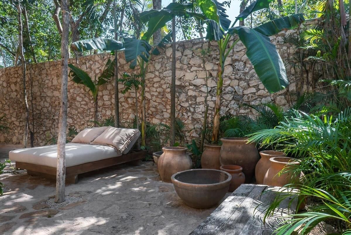 Boho Organic 3br Villa, Gated Community, Rooftop * Tulum