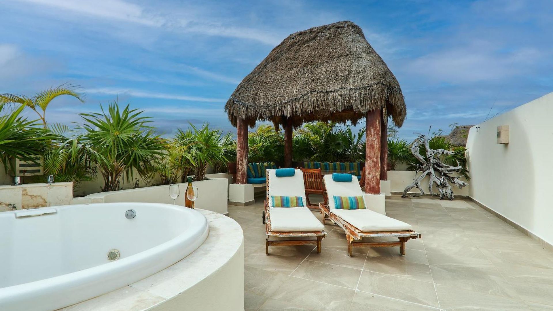 Apartment Aldea Zama Penthouse With Private Rooftop In Gated Community