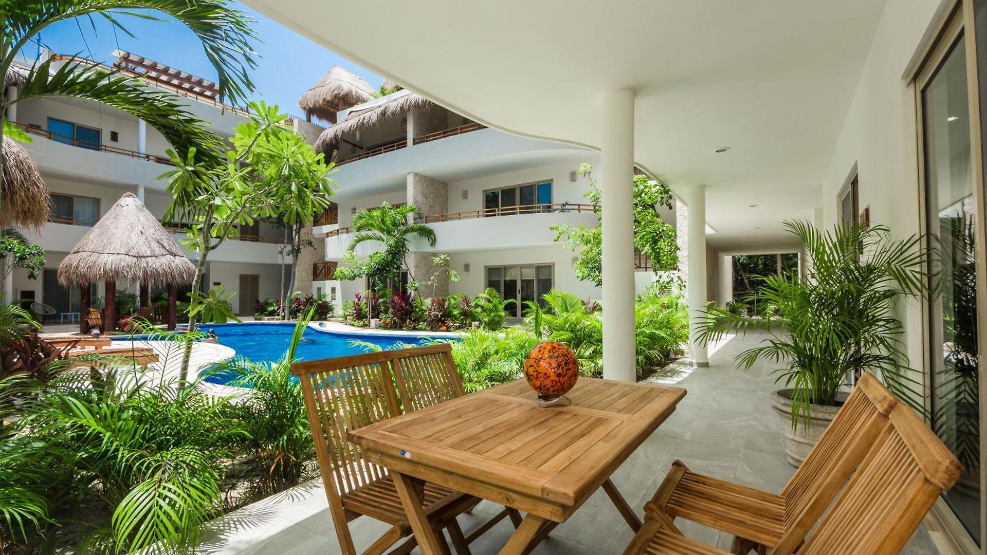 Poolside Bliss With Private Terrace And Jacuzzi Apartment Tulum