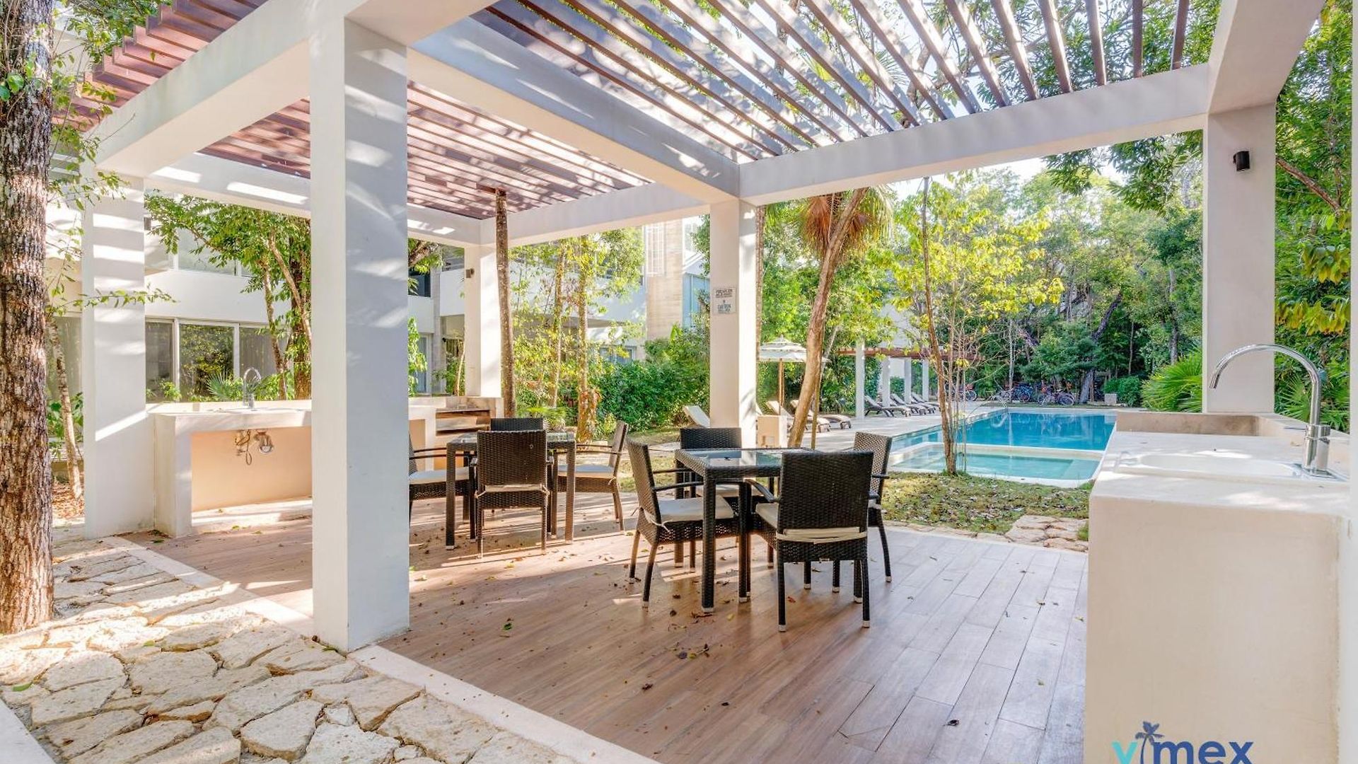 At Tao Pool Bbq Gym Yoga 5min Tulum