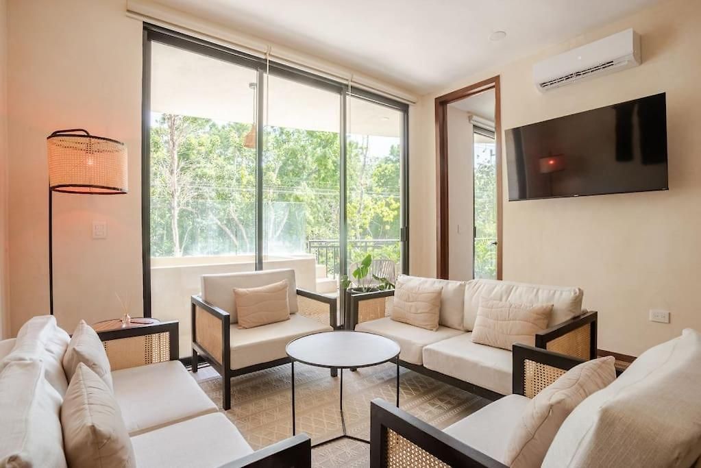 Apartment Alberca Y Balcon Privado A 6 Minutos De La Playa