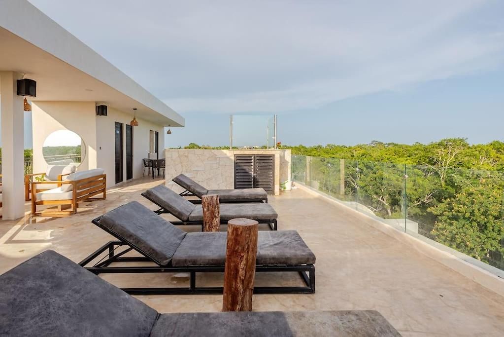 Apartment Alberca Y Balcon Privado A 6 Minutos De La Playa Tulum