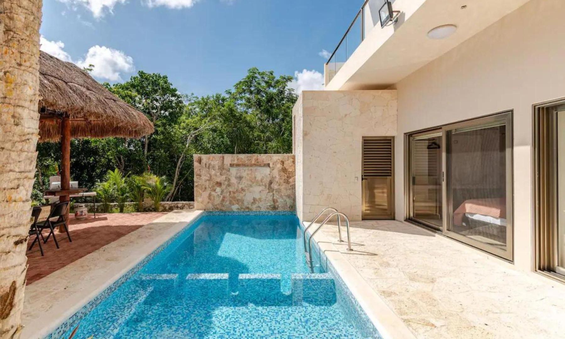 Departamento 6, Country Home, Con Muelle De Pesca, Club De Playa, Alberca, Cenote Y Campo De Golf, Contrata Day Pass Bahia Principe Apartment *