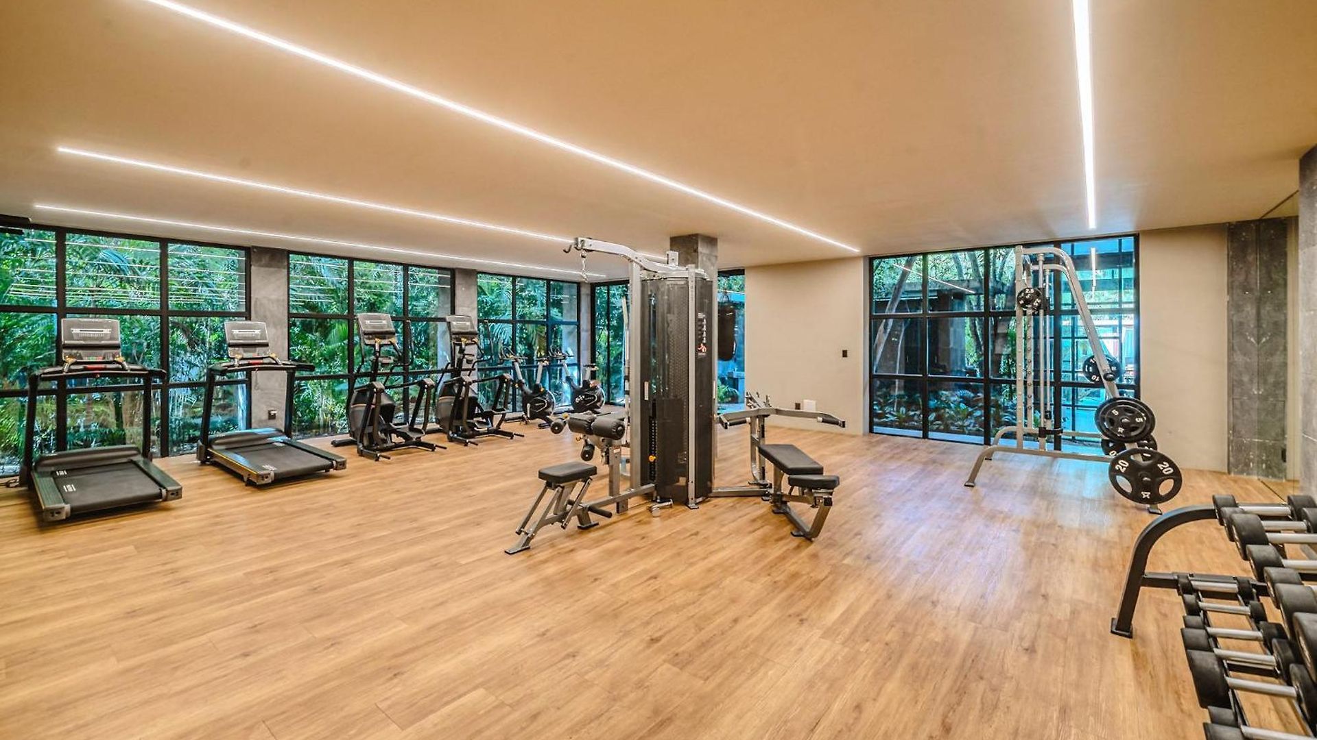 Art Design Loft With Pool, Big Gym, Spa, Hot Tub Apartment Tulum
