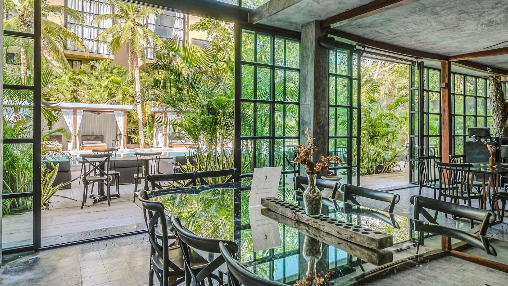 Art Design Loft With Pool, Big Gym, Spa, Hot Tub Tulum