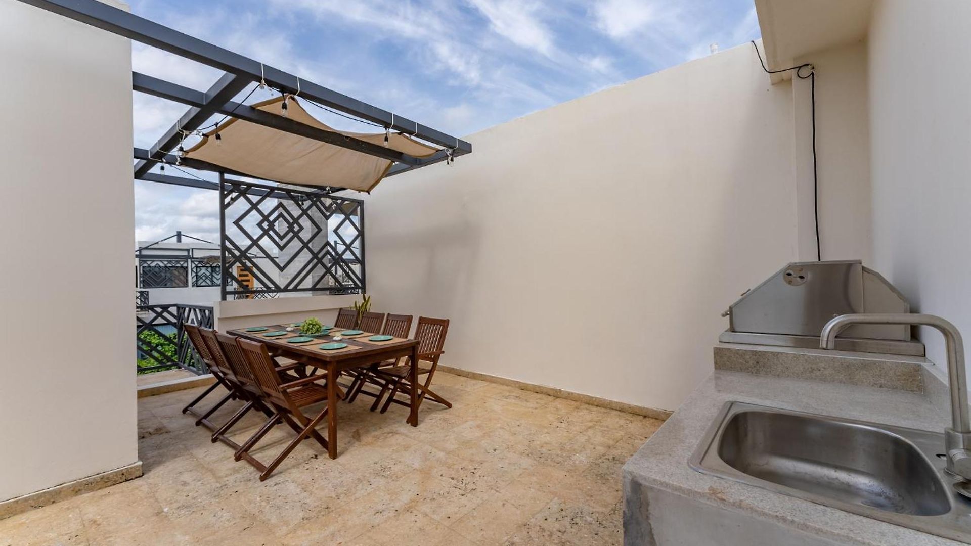 Stylish 2br Penthhouse, Private Terrace, Grill And Pool Apartment Tulum