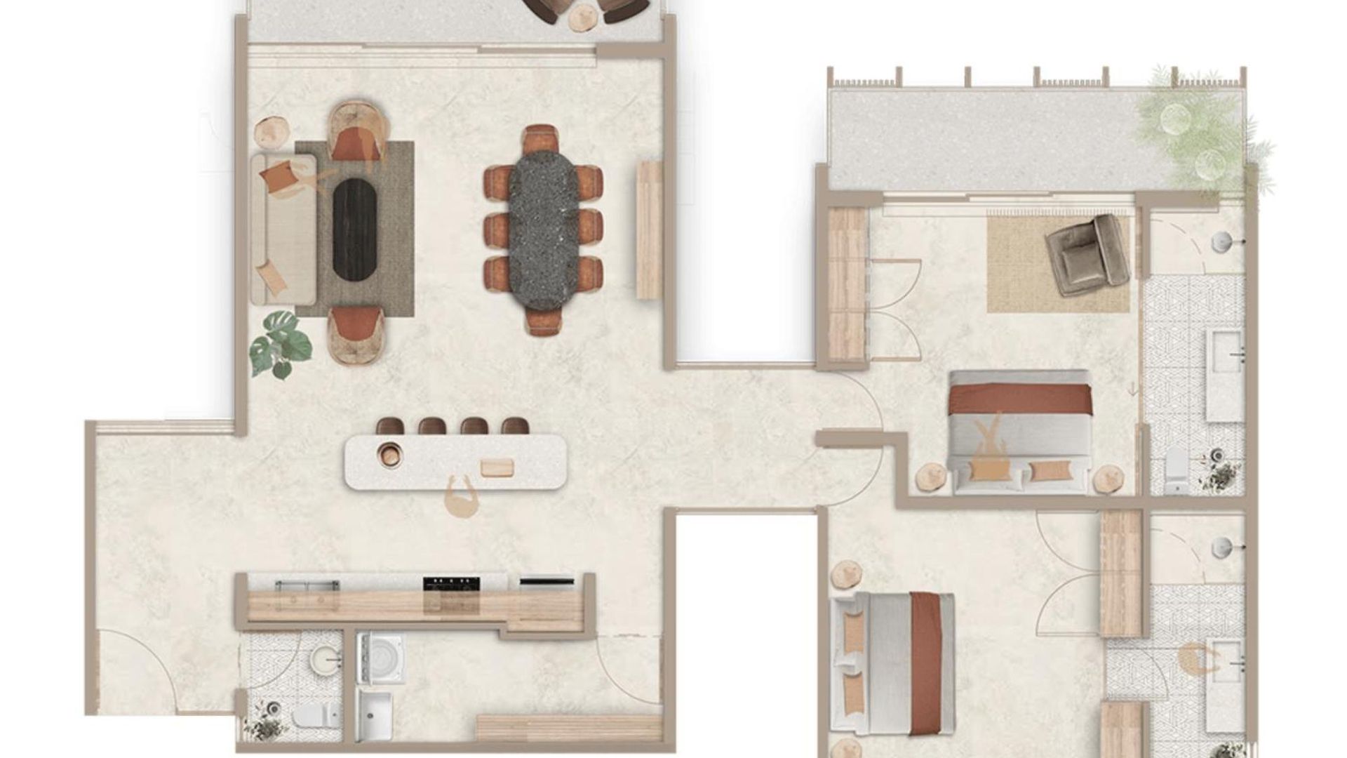 Apartamento Divine 2br W Pool Gym Yoga Classes Restaurant Tulum